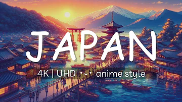 [4K UHD] Japan in 1 min Anime Style Edit (ft. Suzume Song)