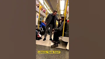 london train fight #shorts #reels #railway