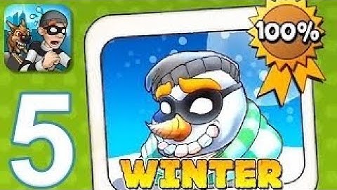 Robbery Bob - Gameplay Walkthrough Part 5 - Chapter 5: Winter (iOS, Android)