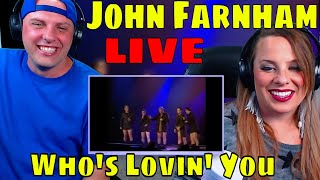 reaction to John Farnham - Who's Lovin' You (with Human Nature) THE WOLF HUNTERZ REACTIONS