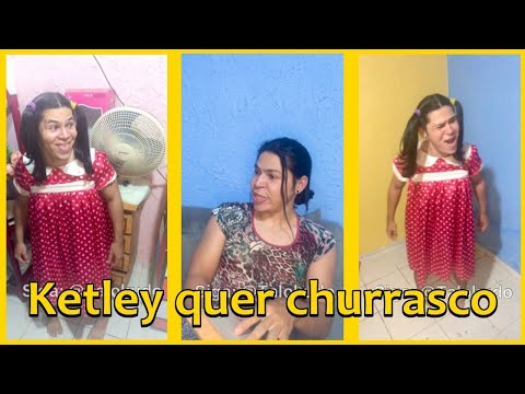 Ketley chora porque quer comer churrasco