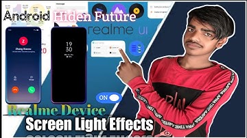 Realme UI Screen Lighting Effects Enable On Realme Mobile |#realme #Screenlight #AsheshKumar