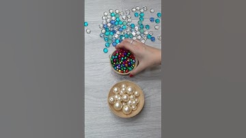 Reverse video Marble Gems Bells Beads | Oddly Satisfying