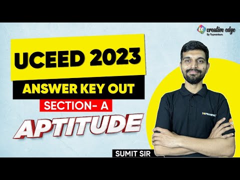 UCCED 2023 Paper Solution | UCEED Aptitude Answer Key Out (Part A) | UCEED 2023 Exam