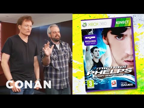 Clueless Gamer: Conan Reviews "Michael Phelps: Push The Limit" - CONAN on TBS