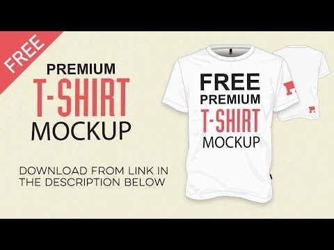 mockup shirt gimp t Free Youtube Gimp Shirt  Mockup  How In To Create From T
