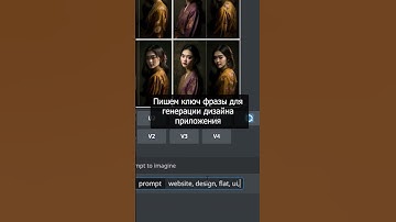 Нейросеть сделала мобильное приложение! Midjourney