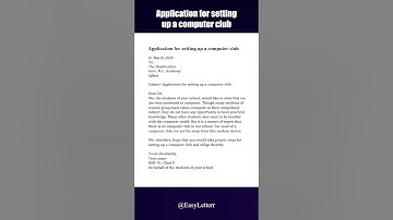 Application for setting up a computer club - @EnglishChithi