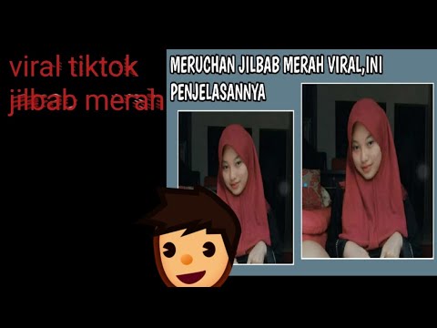 viral meruchan jilbab merah