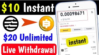 $10 Instant  Aptos Wallet New Airdrop ? Aptos Live Withdrawal ? Martian Aptos Wallet Unlimited Loot