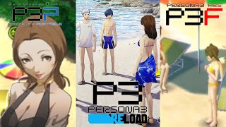 Persona 3 Reload Operation Babe Hunt Censorship Comparison (FES Vs P3P Vs Reload)