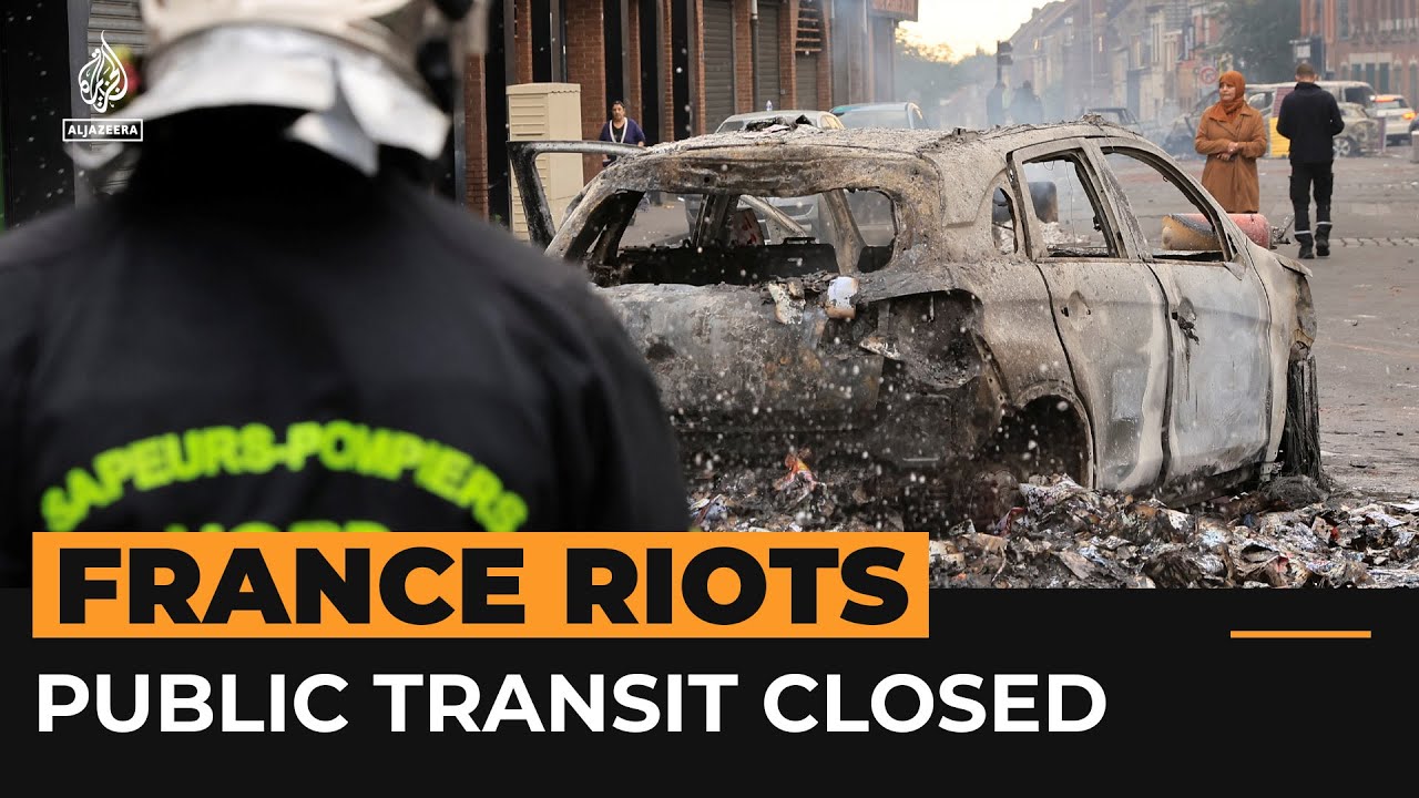 France closes public transit in effort to stop widespread rioting | Al ...