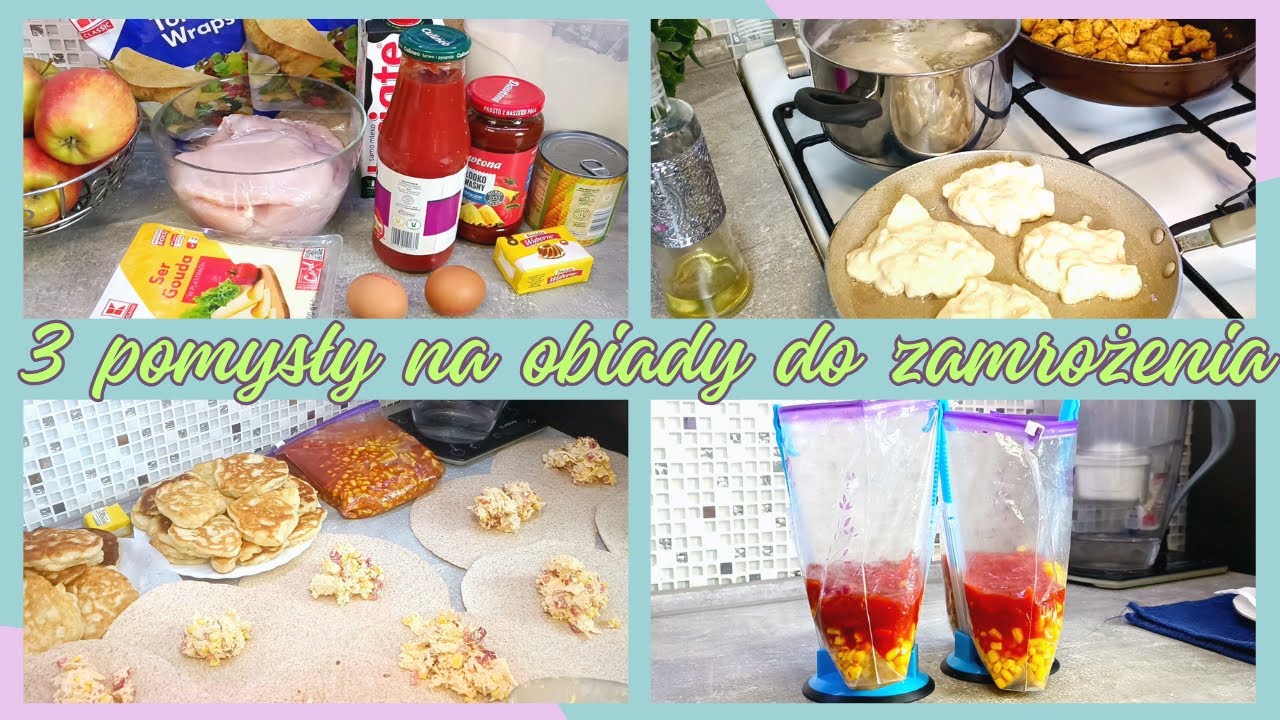 3 pomysły na obiady do zamrożenia| Zrobisz raz i masz na zapas!