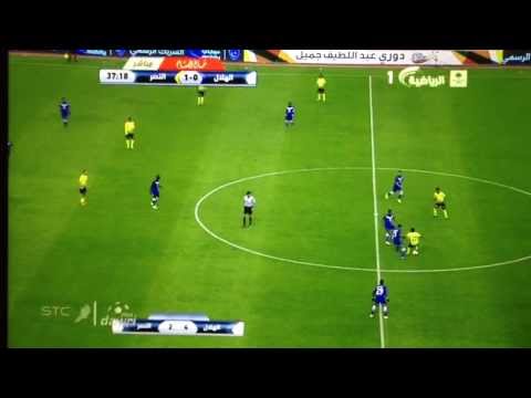 مهارات ابراهيم غالب في مباراه النصر والهلال 25 11 2013