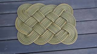 Climbing rope rug