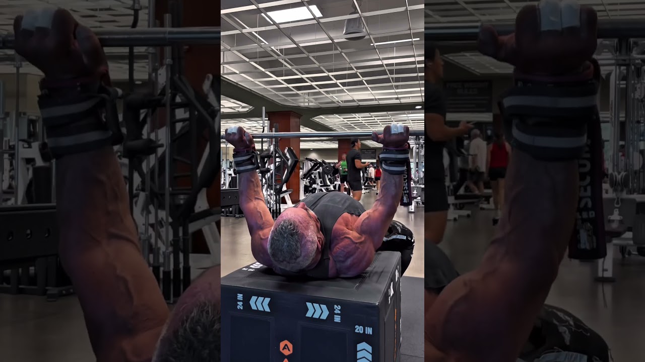 Bench on a platform pad in the power rack is a great way to safely go heavy while benching