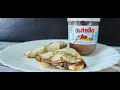 ▶ Cómo hacer Crepes finos con Nutella y Plátano 💚🍌👈 #MásqueRico