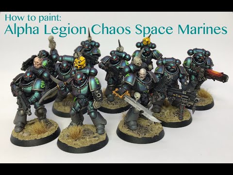 Come dipingere: Alpha Legion Space Marine del Caos