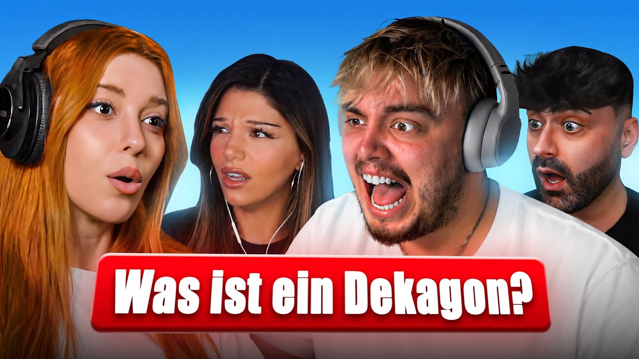 STREAMER vs QUIZ DUELL😂 mit Kroko, Anni, Hamed, Rose, Elquaria & Gleggmire