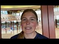 Prairie sophomore Finley Remington discusses her team