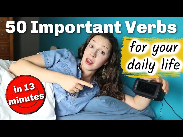 50 Important Verbs in English for Daily Conversation class=