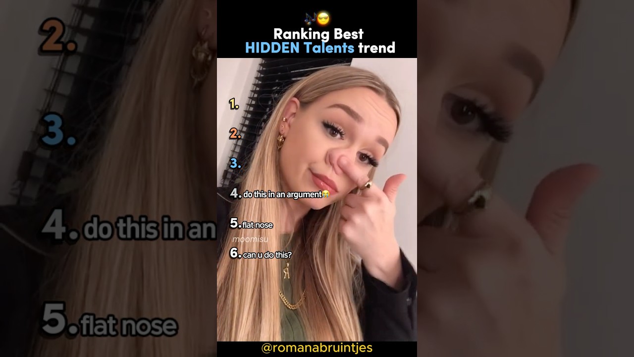 ⁣Ranking Best HIDDEN Talents Trend #hiddentalent