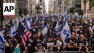 Thousands attend Parade for Israel in NYC, call for immediate release of hostages held in Gaza