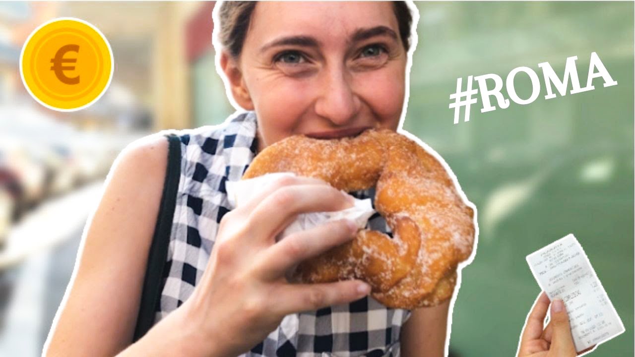 COSA MANGIO CON 1€ A ROMA - YouTube