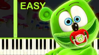 Nuki Nuki Song Gummy Bear - Easy Piano Tutorial