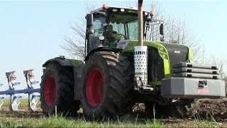 XERION 5000 - SOUND + Lemken Vari-Opal 9 - Italian Ploughing 2014