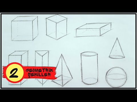 ÇİZİM DERSİ 2 / GEOMETRİK ŞEKİLLER  (DRAWİNG LESSON 2) - BASİT OBJE ÇİZİMLERİ