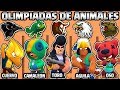 CUAL ES EL MEJOR BRAWLER ANIMAL? | LEON VS CROW VS BULL VS NITA VS BO | OLIMPIADAS de BRAWL STARS