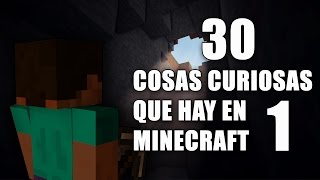 30 cosas curiosas que hay en Minecraft - Parte 1