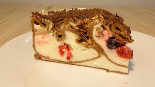 Встречаем Масленицу! Блинный торт. До чего вкусный!