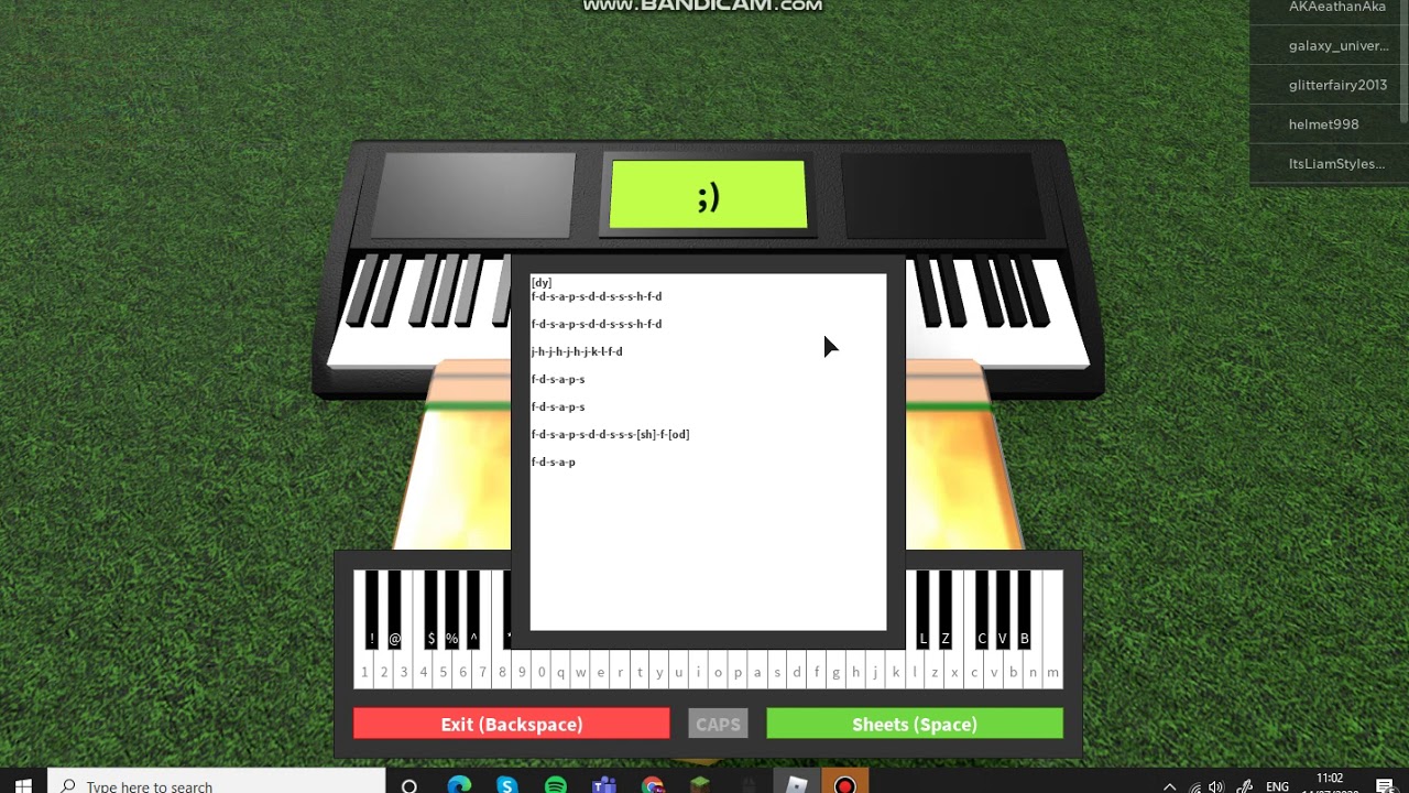 Little do you know On ROBLOX Piano! - YouTube