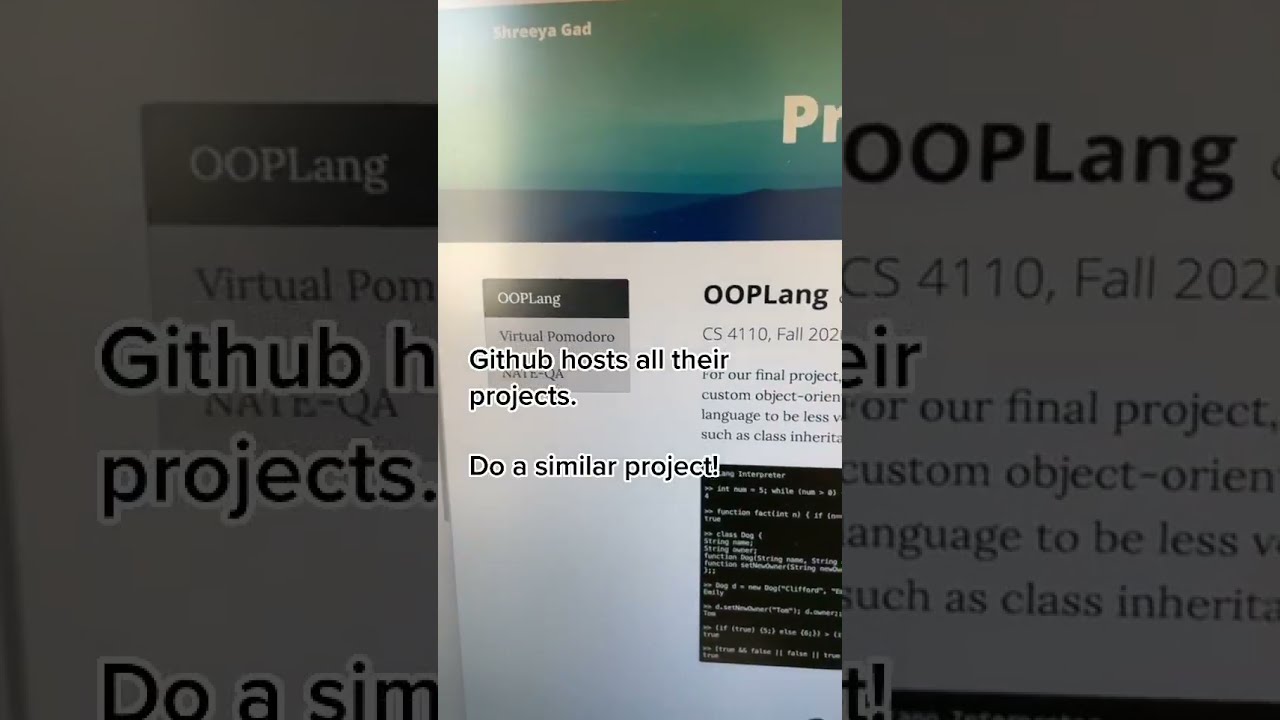Ask And You Shall Receive How To Find Projects Get Into FAANG Internships SHORTS