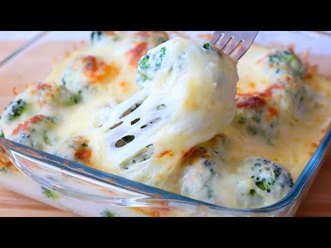 Video: Brócoli Al Horno Con Crema