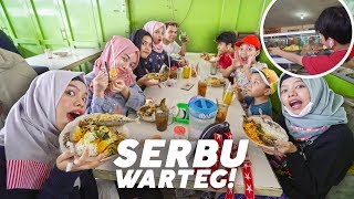 Rusuh Serbu Warteg Di Pinggir Jalan, Pertama Kali Ke Warteg Buat Gen Halilintar Kids