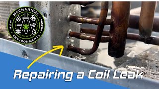 Repairing a leaking condenser coil and a restricted filter drier by Mechanical Environments 3,590 views 1 month ago 19 minutes