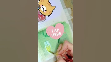 MISTLETOE DRAWING | HOW TO DRAW ABSTRACT | SPEED ART | GOUACHE TUTORIAL | ART VADER 2021 #SHORTS