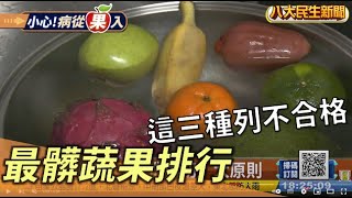 最髒蔬果排行 這三種列不合格名單 |【民生八方事】| 2022101206 @gtvnews27