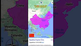 comparando TERRITORIOS | CHINA?? vs E.U.A ?? mundo geografia