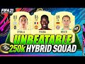 FIFA 21 | MOST OVERPOWERED BEST POSSIBLE 250K HYBRID EVER!💪✅| 250K META TEAM | FUT 21 SQUAD BUILDER