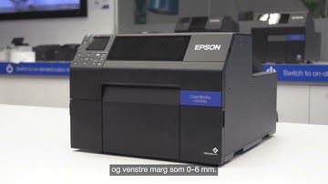 Epson Colorworks CW-C6500 - How to video - Full bleed printing