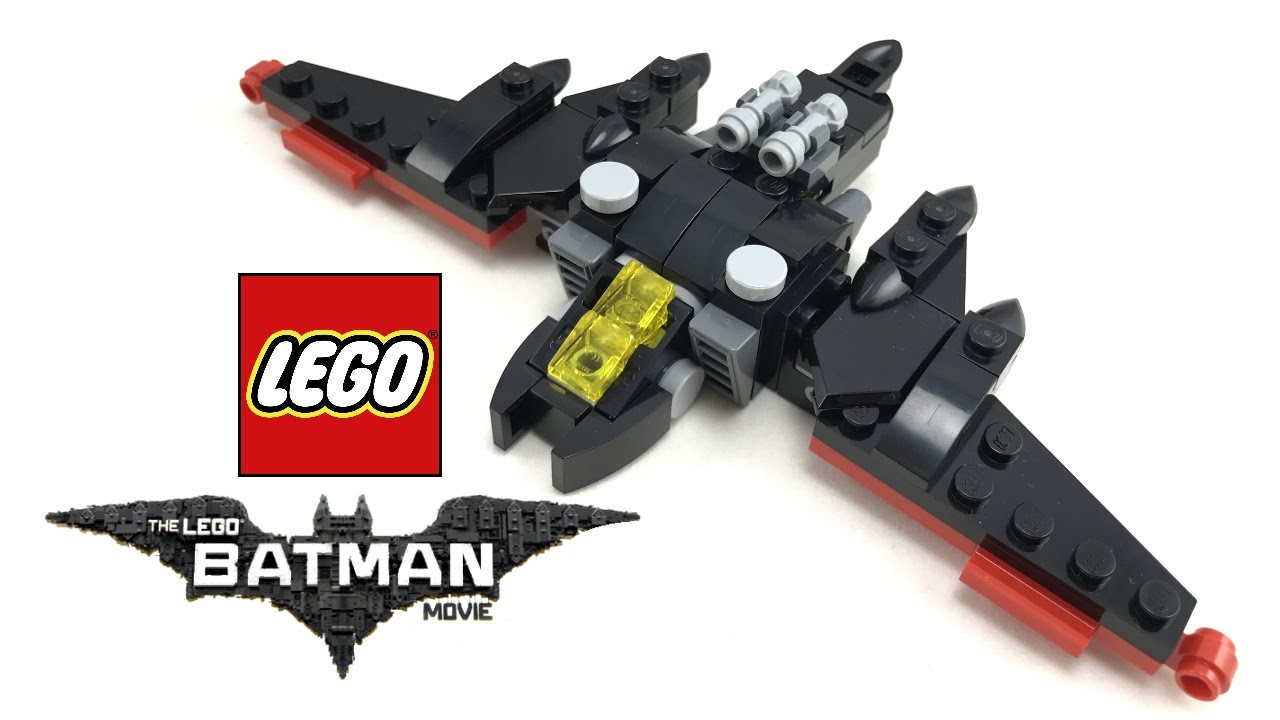 LEGO Batman Movie Mini Batwing review! 2017 polybag 30524! - YouTube
