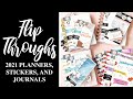 2021 Flip Throughs of Planners, Stickers, and Journals from The Happy Planner!