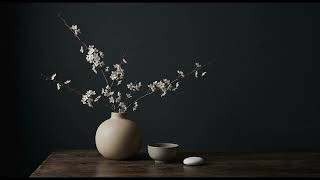 Dark Floral Still Life with Soft Candle Glow Frame TV Art Screensaver screenshot 4