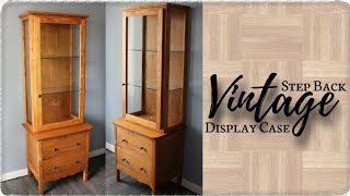 Building a Vintage Display Cabinet // Design from another time