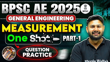 BPSC AE 2025🔥 | Measurement One Shot⚡ | Most Expected Questions in 1 Video! - Day 1