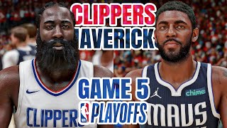 CLIPPERS vs MAVERICKS GAME 5 - 2024 NBA PLAYOFFS - NBA 2K24 (PS5) [4K UHD]